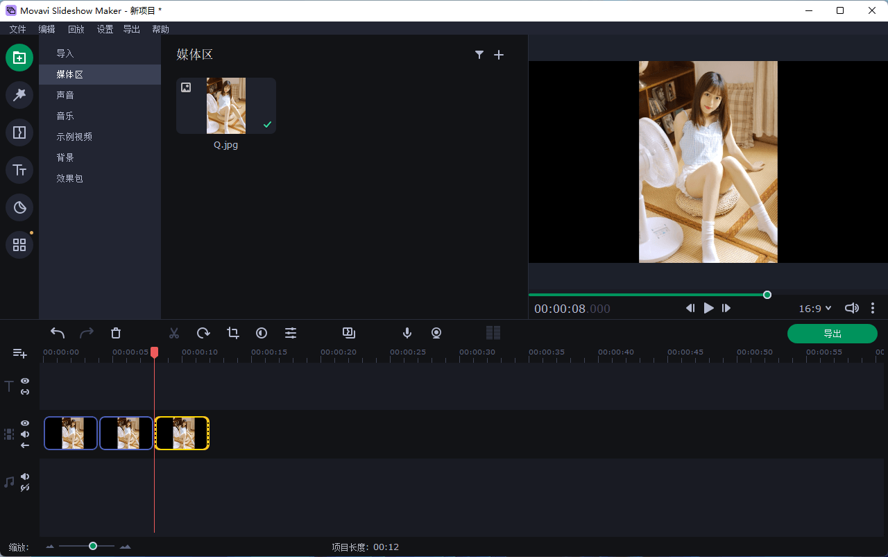 Movavi Slideshow Maker v8.0.0 幻灯片制作软件