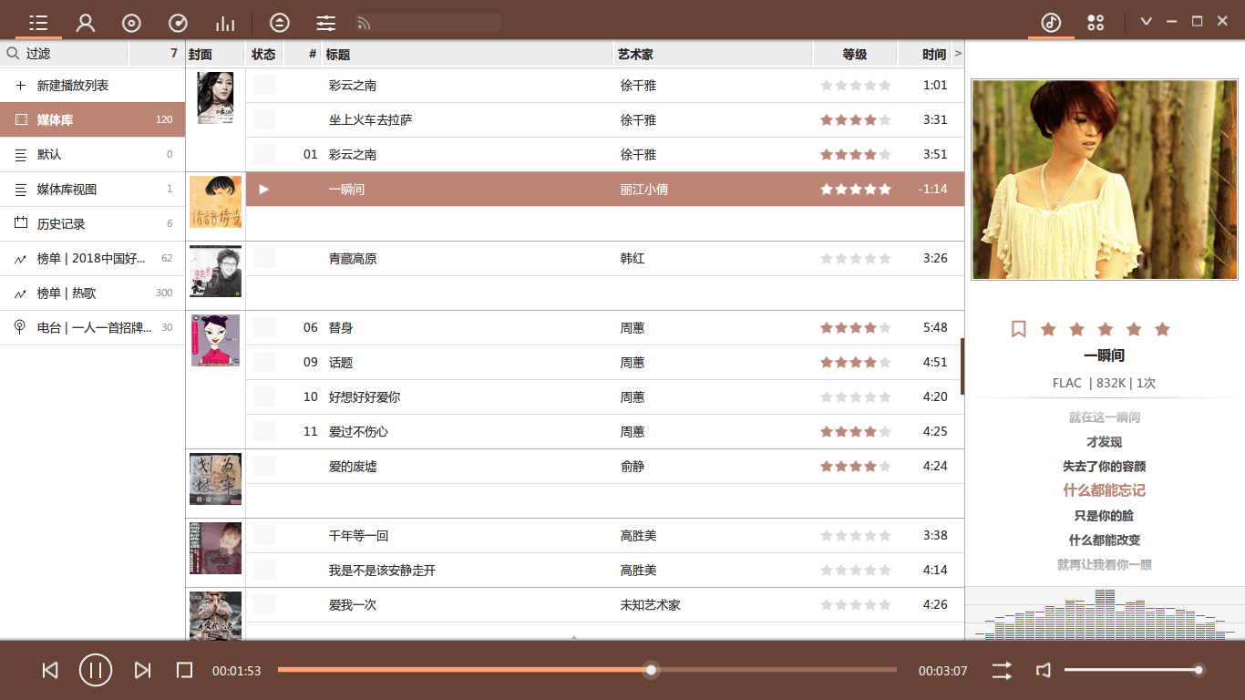 foobox v6.1.6.11 基于foobar2000汉化的CUI配置整合版