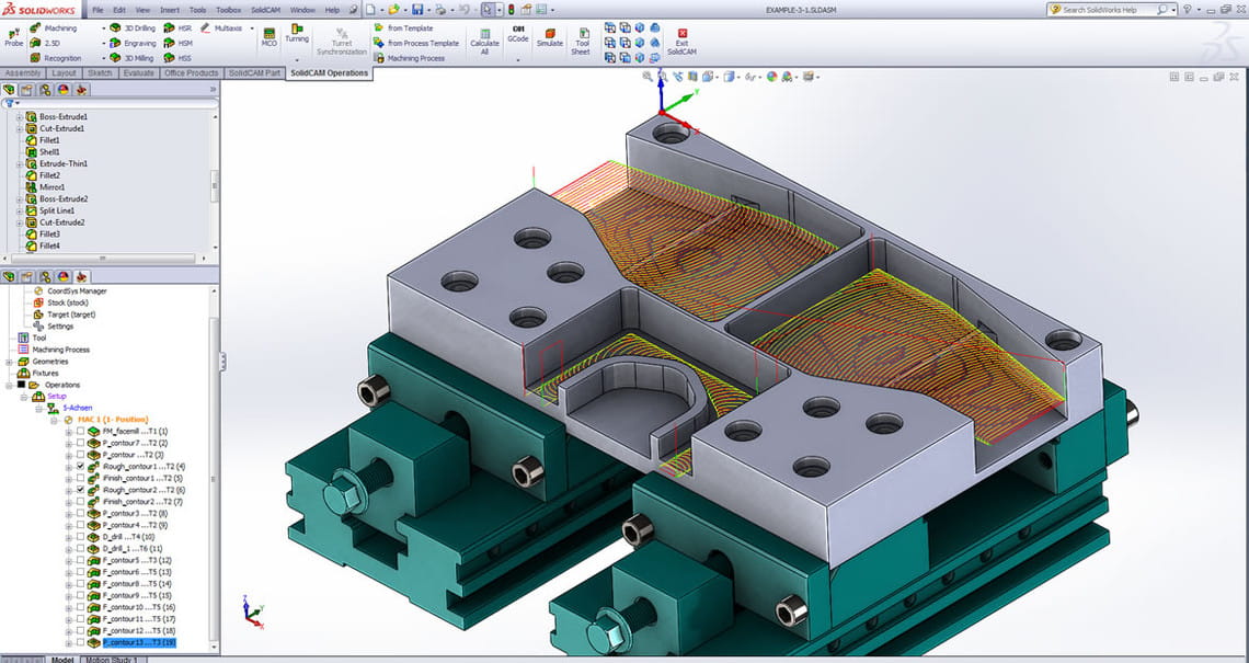 SolidCAM 2022 SP2 Mult for SolidWorks 数控加工软件